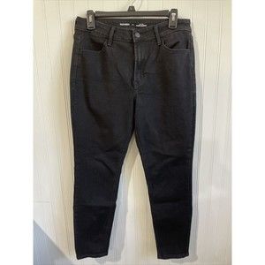 Old Navy Jeans Womens 8 Black‎ High Rise Super Skinny Jeans Stretch